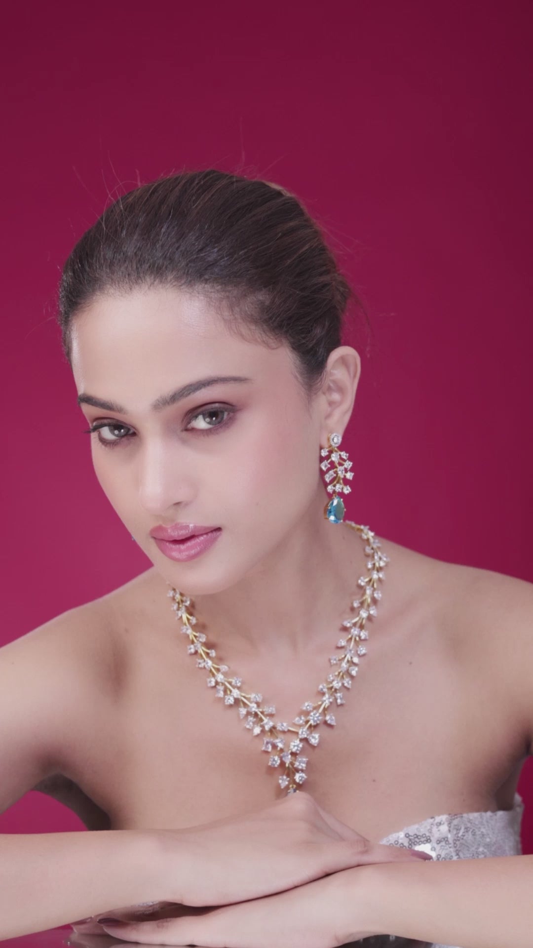 Radiate Luxury with our Premium CZ Jewelry Set